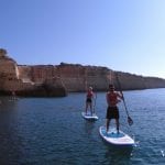 stand-up paddle in Benagil