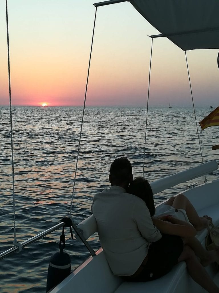 The most magical time of the day for a boat tour? Sunset!