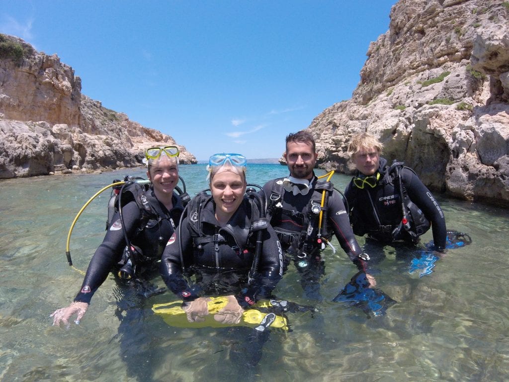 Crete is the perfect spot to try scuba!