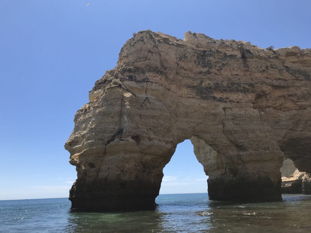The arches of Marinha are worth a visit