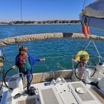 sailing with kids in the Algarve