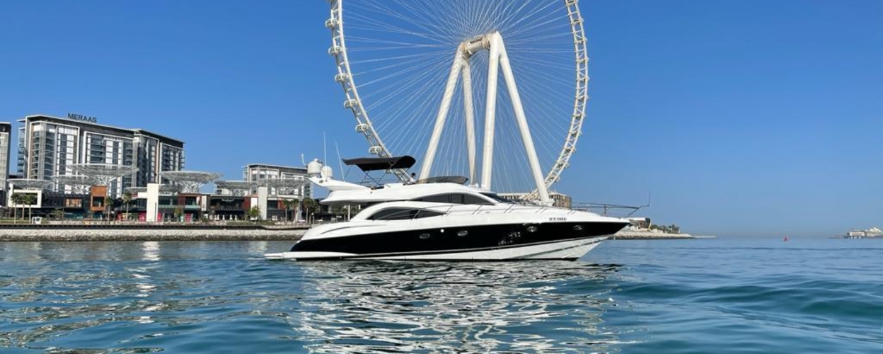 Private Charter Sunseeker 56ft yacht in Dubai