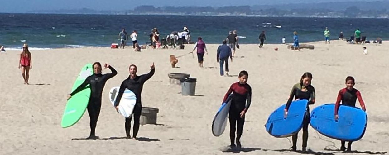 Private Group Surfing in Santa Cruz