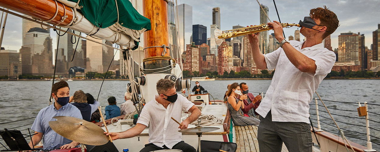 NYC Lights or Sunset Cruise with Live Jazz  
