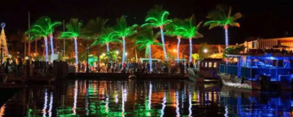 Lighted Boat Parade in Key West