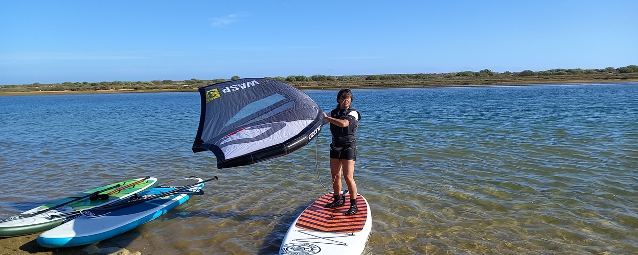Wing SUP in Ria Formosa