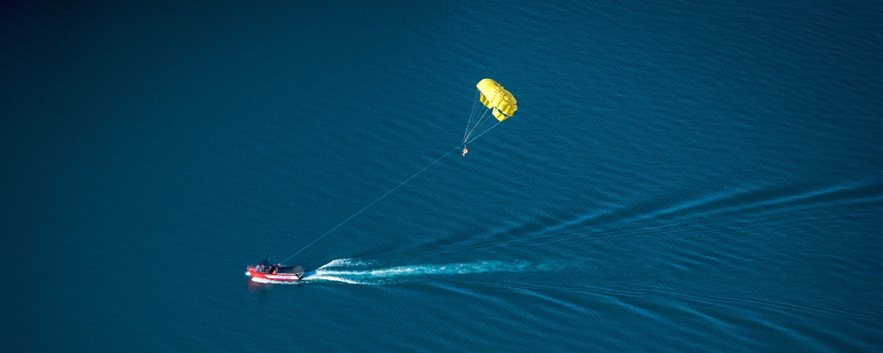 Cover for Unique views on parasailing Lagos