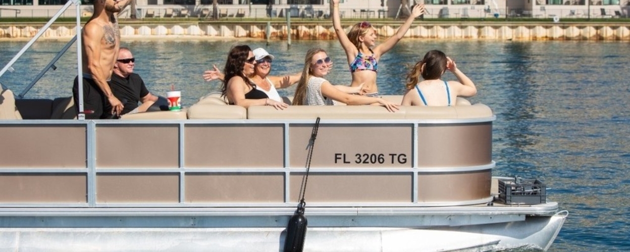 Pontoon Boat Charter in Florida 