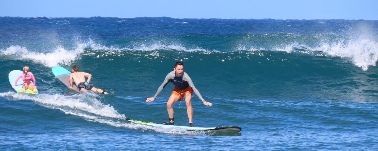 Private Group Surfing Lessons in Haleiwa