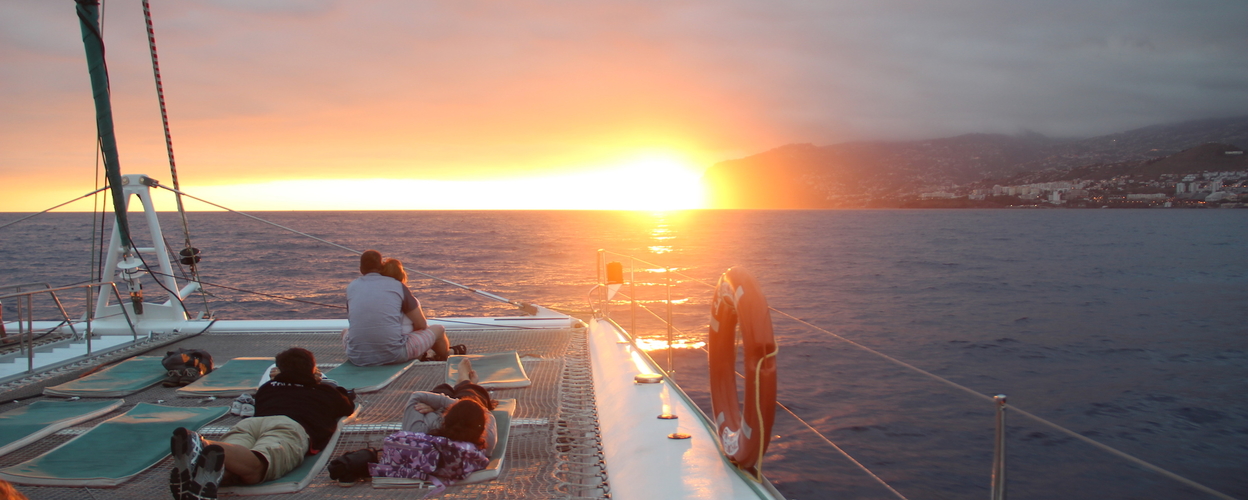 Sunset cruise in Madeira