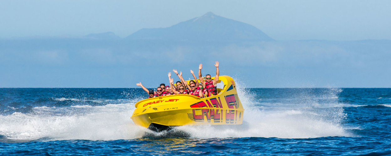 Cover for jet boat in Gran Canaria