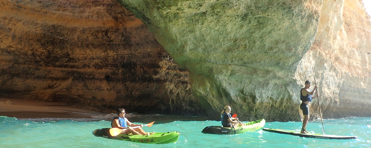 Benagil boat tour from Albufeira with Kayak or SUP Cover
