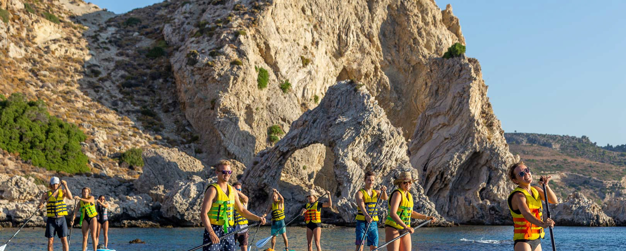 Cover for SUP Tour in Rhodes with snorkeling