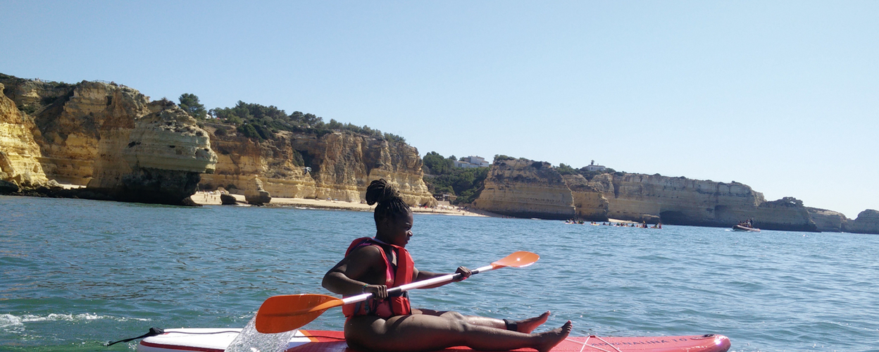 Kayaking to Benagil