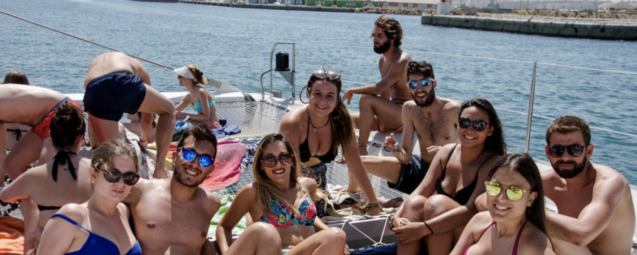 Alicante Party on a boat