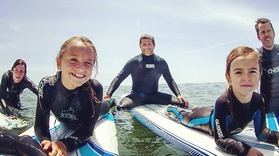 Private Group Surf Lesson in Santa Cruz