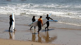 Private Surf Lesson at Cowell Beach