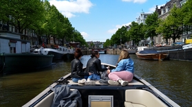 Canal Boat tour in Amsterdam
