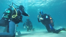 cover photo for Scuba diving in Sesimbra