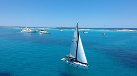 Sailing boat Formentera
