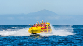 Cover for jet boat in Gran Canaria