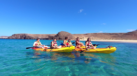 Cover for kayak tour in Lanzarote