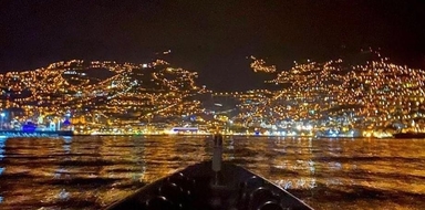 New Year’s Eve in Madeira on a boat
