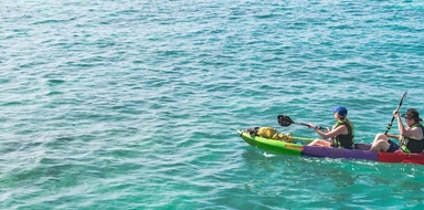 Clear-bottom kayak rental in Kailua-Kona