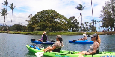 Wailoa River to King Kamehameha Statue Kayak in Hilo