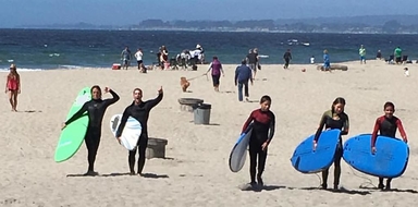 Private Group Surfing in Santa Cruz