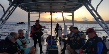 St Thomas private sunset charter