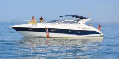 Rent a boat in Vilamoura – morning