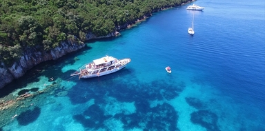 Enjoy the amazing view on this Cruise from Corfu