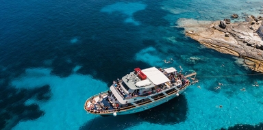 Full-day cruise to Paxos and Antipaxos from Lefkimmi