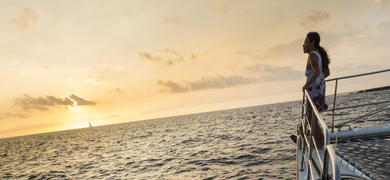 Kailua-Kona Sunset Cruise and Snorkel with manta rays 