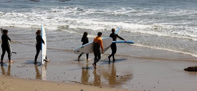 Private Surf Lesson at Cowell Beach