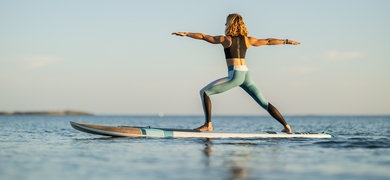 Paddle Board Yoga in Dewey Beach