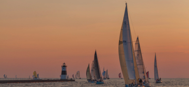 Sunset Sailing in Erie