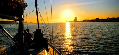 Sunset Sightseeing Boat Tour in Lisbon