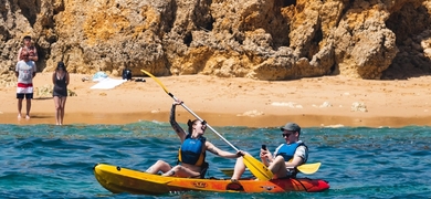 Kayak Tour Around Albufeira Coastline