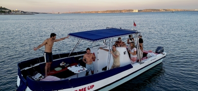 Private boat party in Lisbon