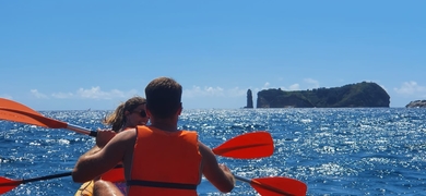 Open sea kayaking in Azores