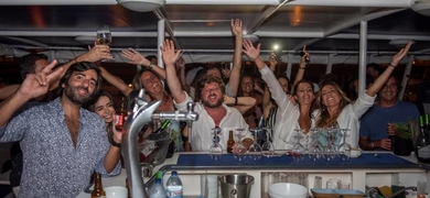 NYE After Party on a Boat in Lisbon