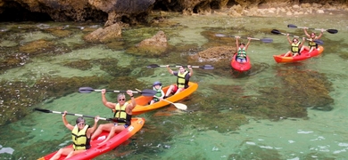 Cover for Boat + kayak tour to Ponta da Piedade