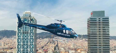 Cover for Helicopter & boat trip in Barcelona