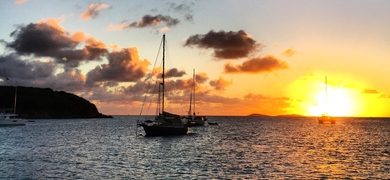 Private Sunset Sailing Tour in St. Thomas