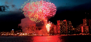 oahu fireworks cruise