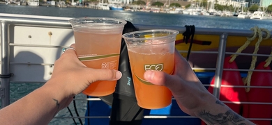 sunset boat tour with drinks in hawaii