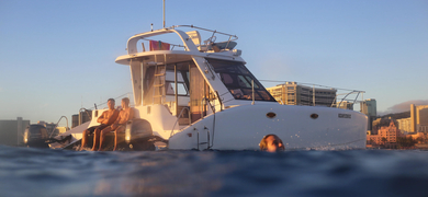 private sunset catamaran 