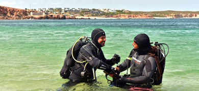 Cover for First time diving in Sagres